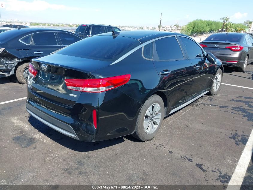 2017 KIA OPTIMA HYBRID BASE - KNAGT4LE4H5017657