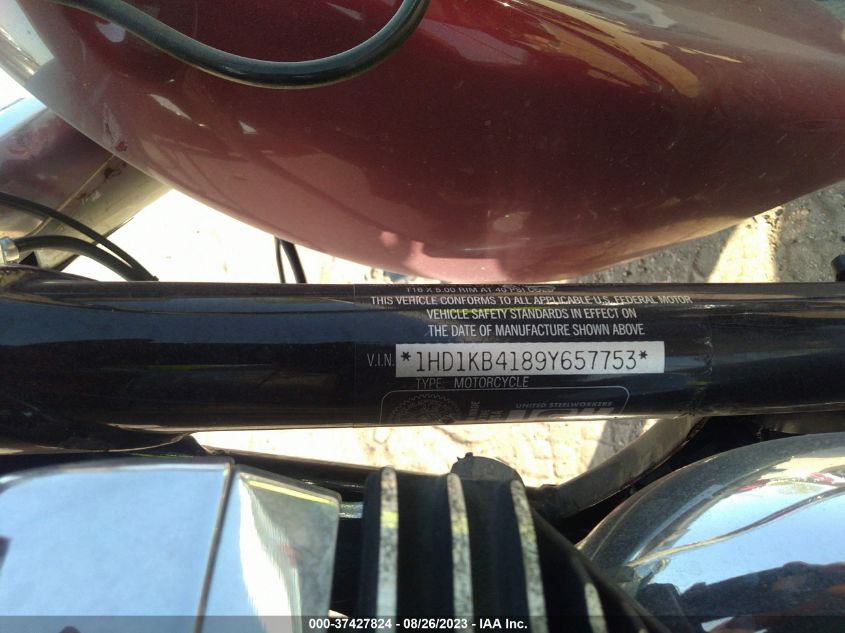 2009 HARLEY-DAVIDSON FLHX - 1HD1KB4189Y657753