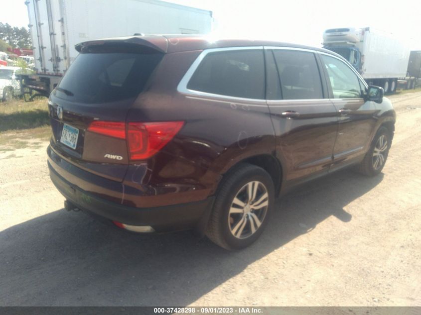 2016 HONDA PILOT EX-L - 5FNYF6H85GB069566
