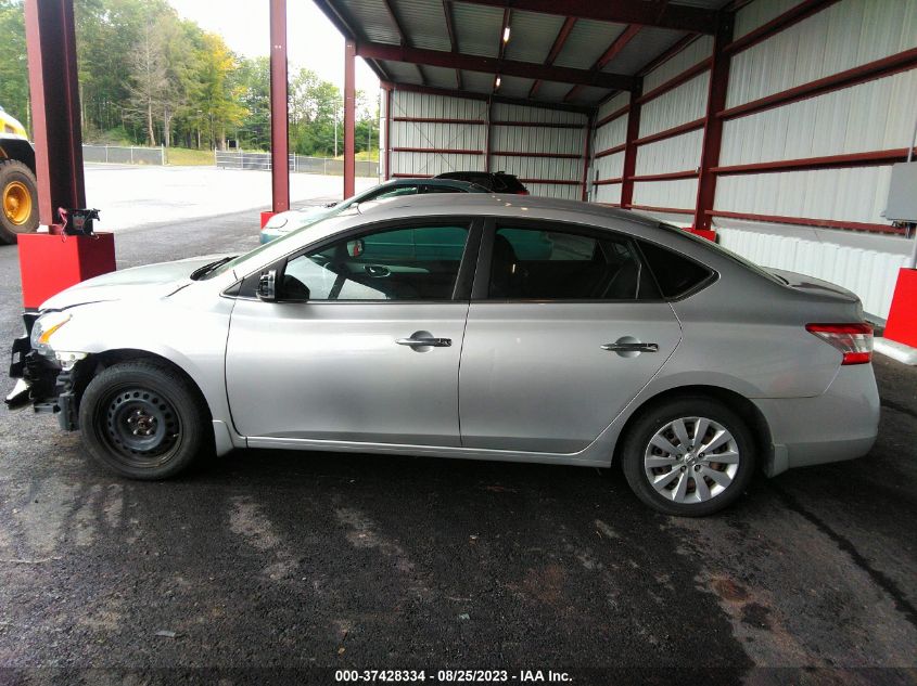 2015 NISSAN SENTRA S - 3N1AB7APXFY262595