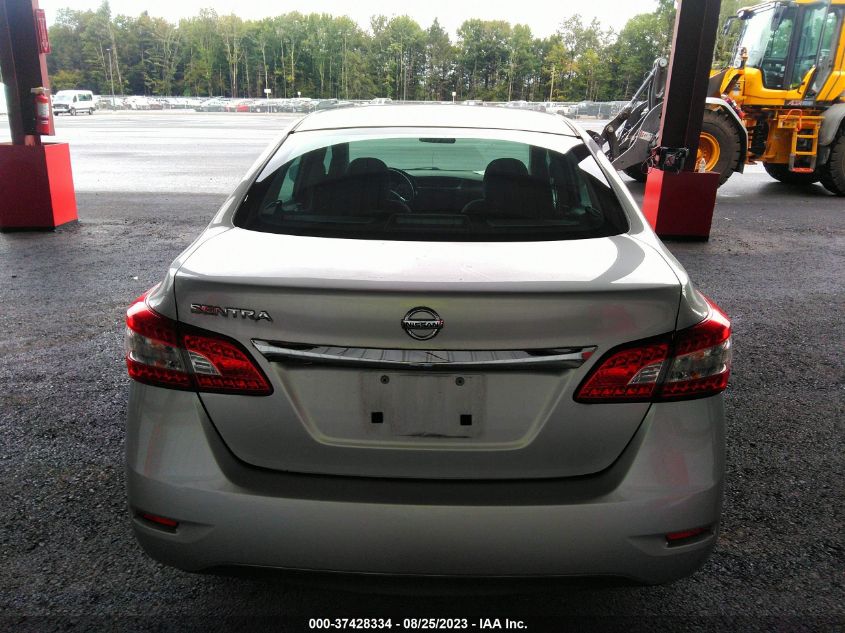 2015 NISSAN SENTRA S - 3N1AB7APXFY262595