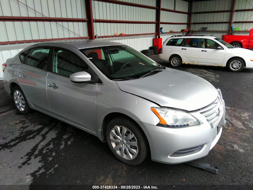 2015 NISSAN SENTRA S - 3N1AB7APXFY262595