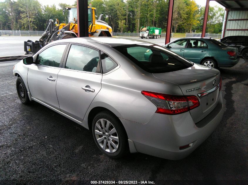 2015 NISSAN SENTRA S - 3N1AB7APXFY262595