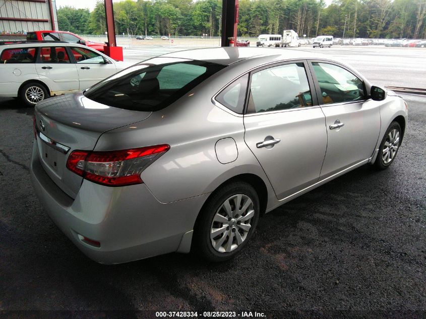 2015 NISSAN SENTRA S - 3N1AB7APXFY262595
