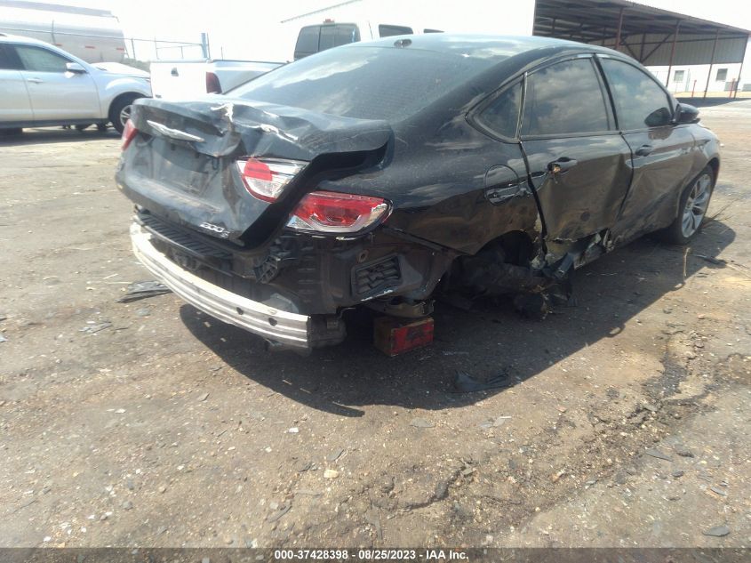 2015 CHRYSLER 200 S - 1C3CCCBBXFN660583