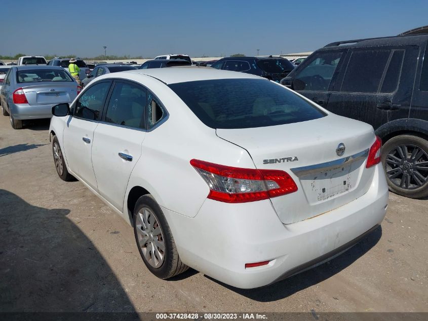 2015 NISSAN SENTRA S - 3N1AB7AP4FY355399