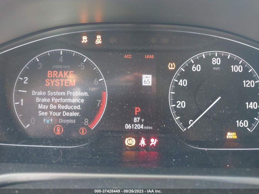 2020 HONDA ACCORD SEDAN SPORT - 1HGCV1F31LA133887