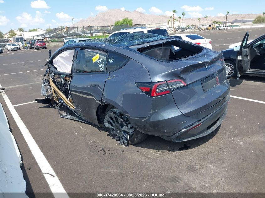 VIN 7SAYGDEE1PF839437 2023 TESLA MODEL Y LONG RANGE