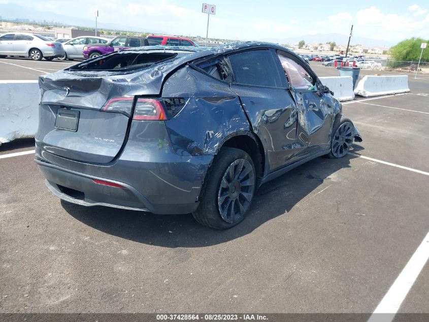 VIN 7SAYGDEE1PF839437 2023 TESLA MODEL Y LONG RANGE