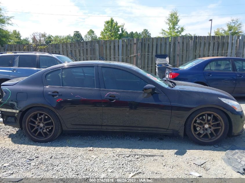 2013 INFINITI G37 SEDAN X JN1CV6AR8DM752190
