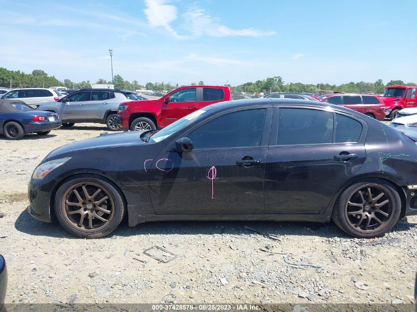 2013 INFINITI G37 SEDAN X JN1CV6AR8DM752190