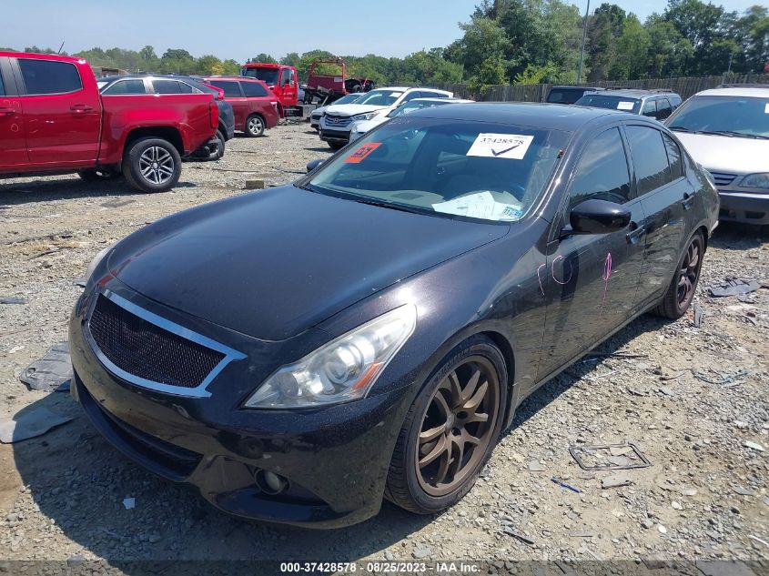 2013 INFINITI G37 SEDAN X JN1CV6AR8DM752190