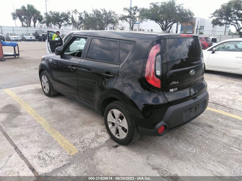2016 KIA SOUL BASE - KNDJN2A23G7833133