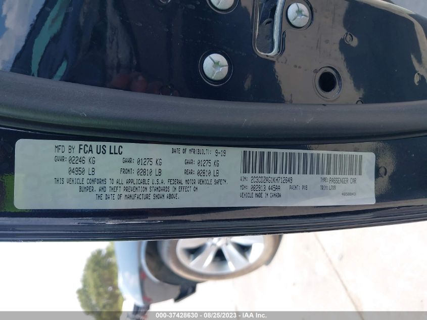 2019 DODGE CHALLENGER SXT - 2C3CDZAG1KH712649