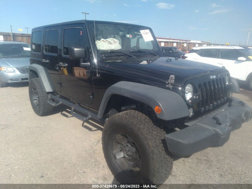 2015 JEEP WRANGLER UNLIMITED SPORT - 1C4BJWDG9FL613421