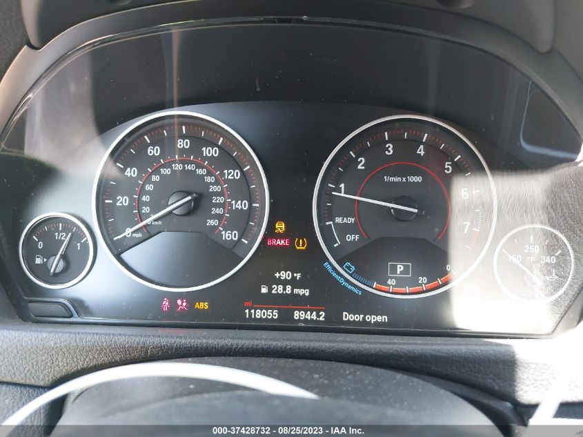 2016 BMW 3 SERIES 328I - WBA8E9G56GNT81230