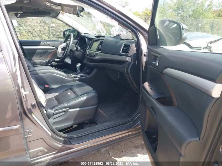 2015 TOYOTA HIGHLANDER XLE - 5TDJKRFH0FS189643