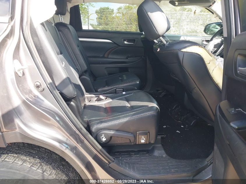 2015 TOYOTA HIGHLANDER XLE - 5TDJKRFH0FS189643