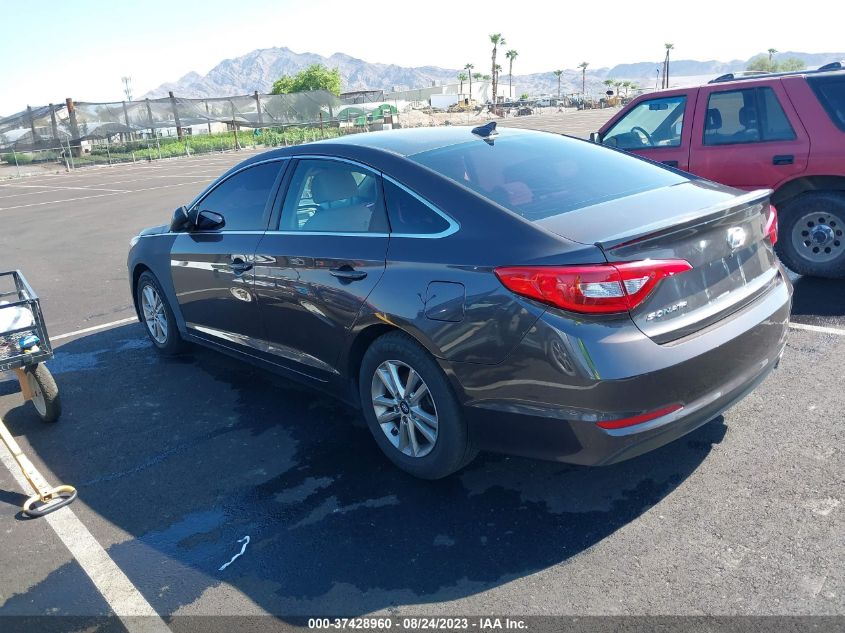 2017 HYUNDAI SONATA 2.4L - 5NPE24AF2HH444909