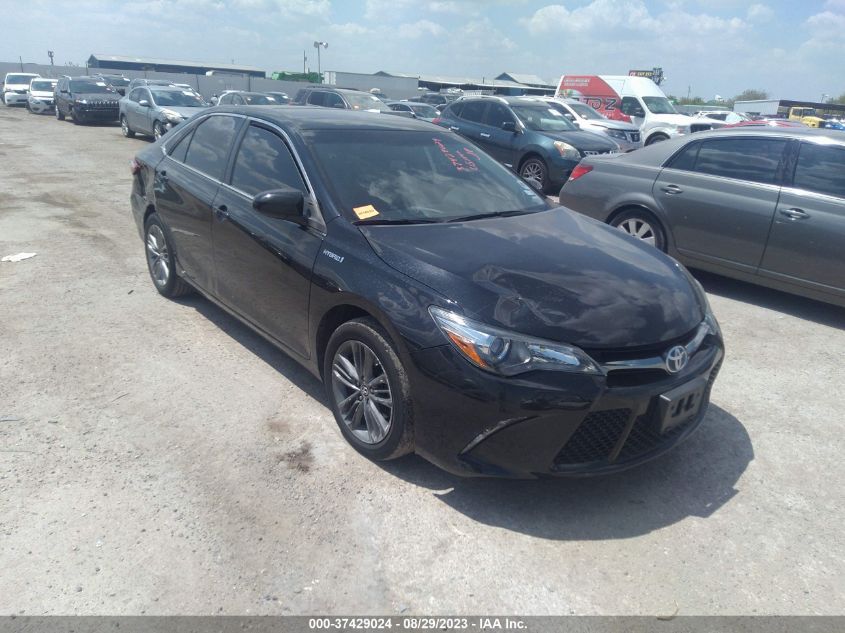 2015 TOYOTA CAMRY HYBRID LE/XLE/SE - 4T1BD1FK8FU161379
