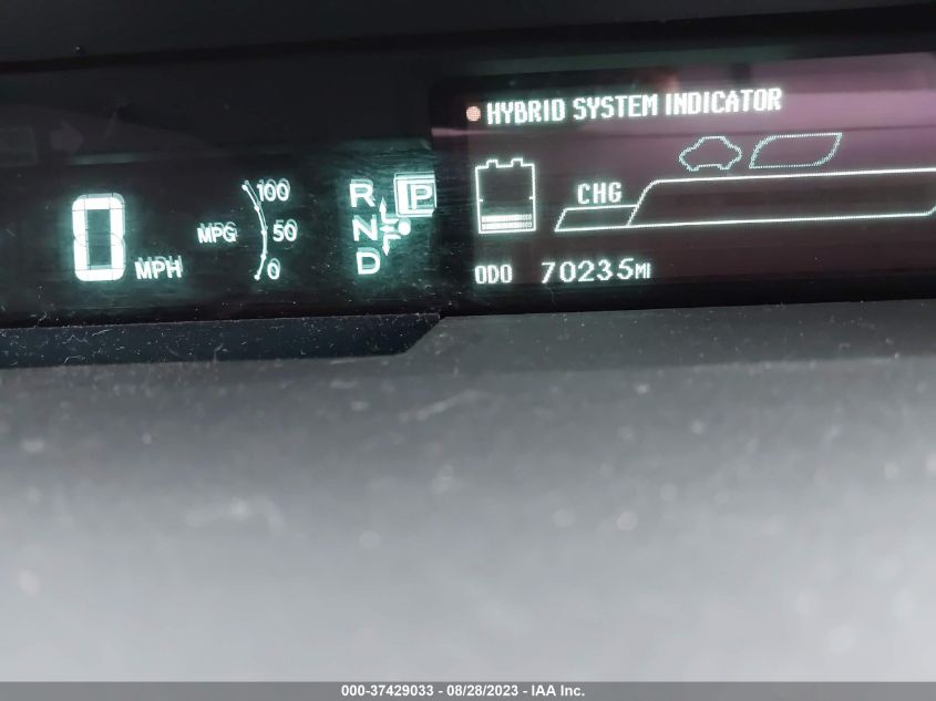 2014 TOYOTA PRIUS FOUR/FIVE/THREE/ONE/TWO - JTDKN3DU5E0359960