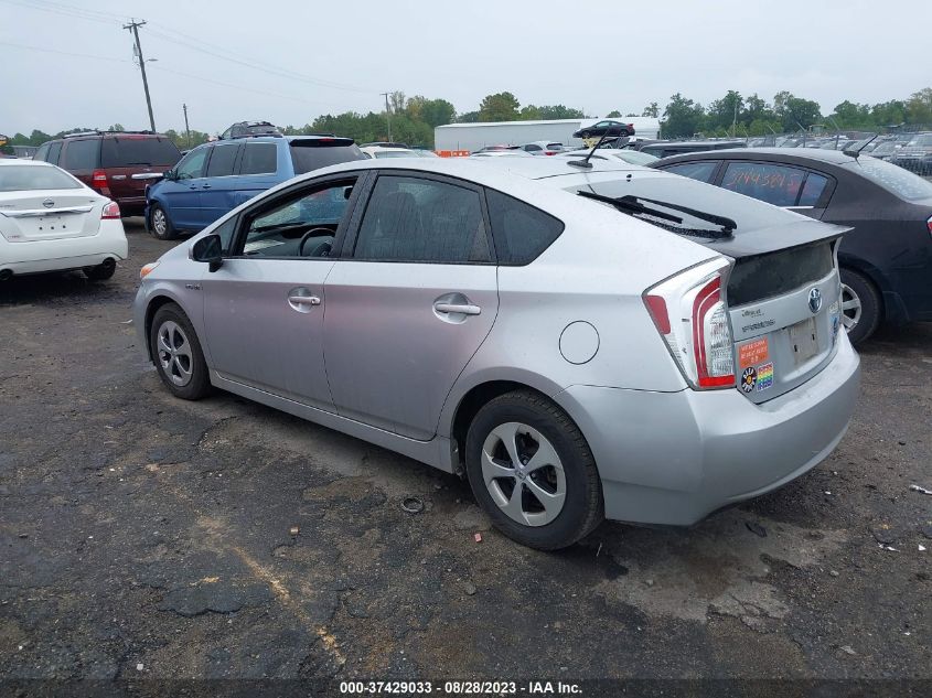 2014 TOYOTA PRIUS FOUR/FIVE/THREE/ONE/TWO - JTDKN3DU5E0359960