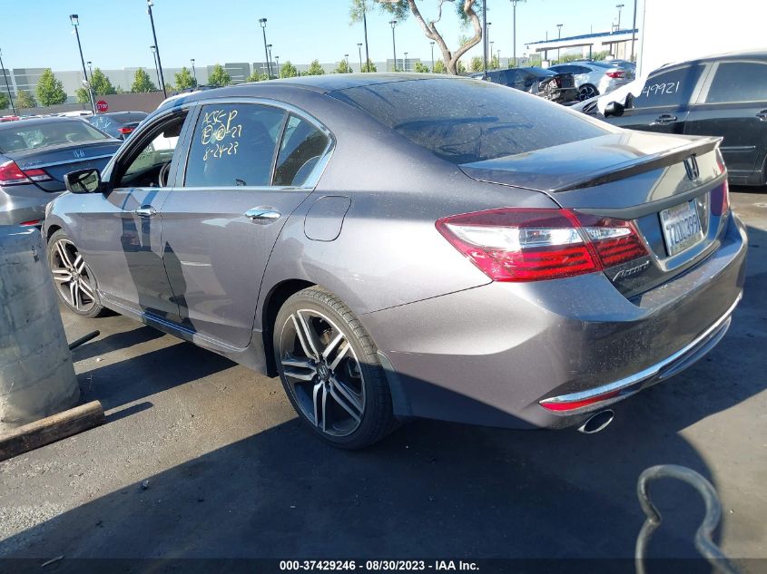 2017 HONDA ACCORD SEDAN SPORT - 1HGCR2F56HA248505