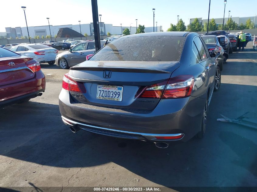 2017 HONDA ACCORD SEDAN SPORT - 1HGCR2F56HA248505