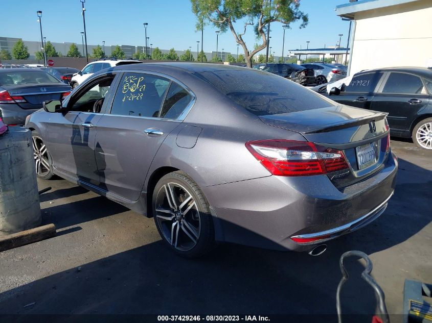 2017 HONDA ACCORD SEDAN SPORT - 1HGCR2F56HA248505