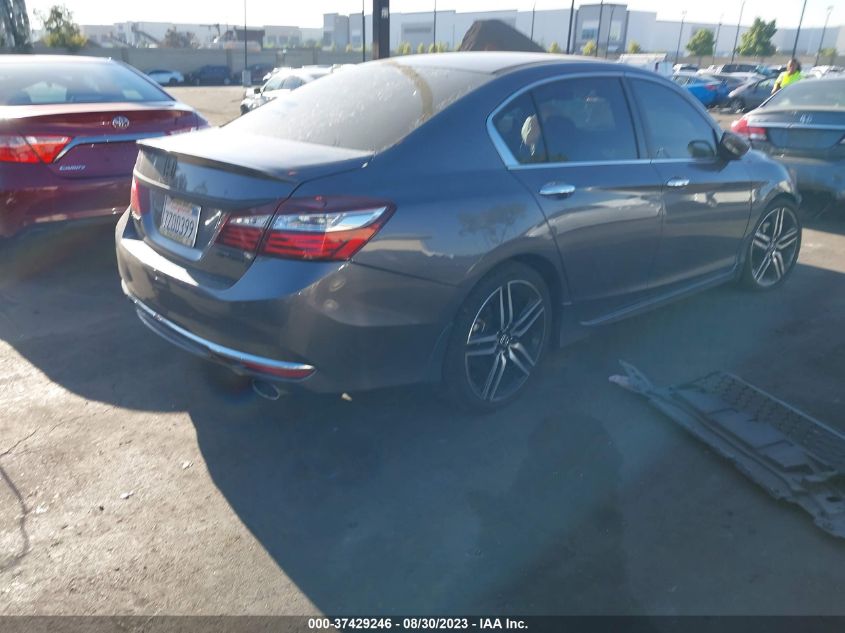 2017 HONDA ACCORD SEDAN SPORT - 1HGCR2F56HA248505