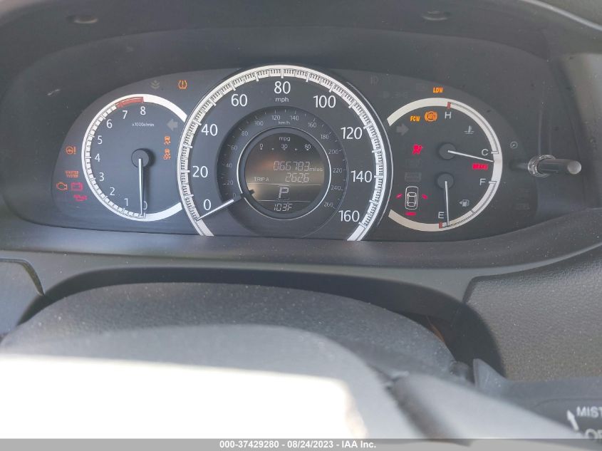 2013 HONDA ACCORD EX-L V-6 - 1HGCR3F82DA024089
