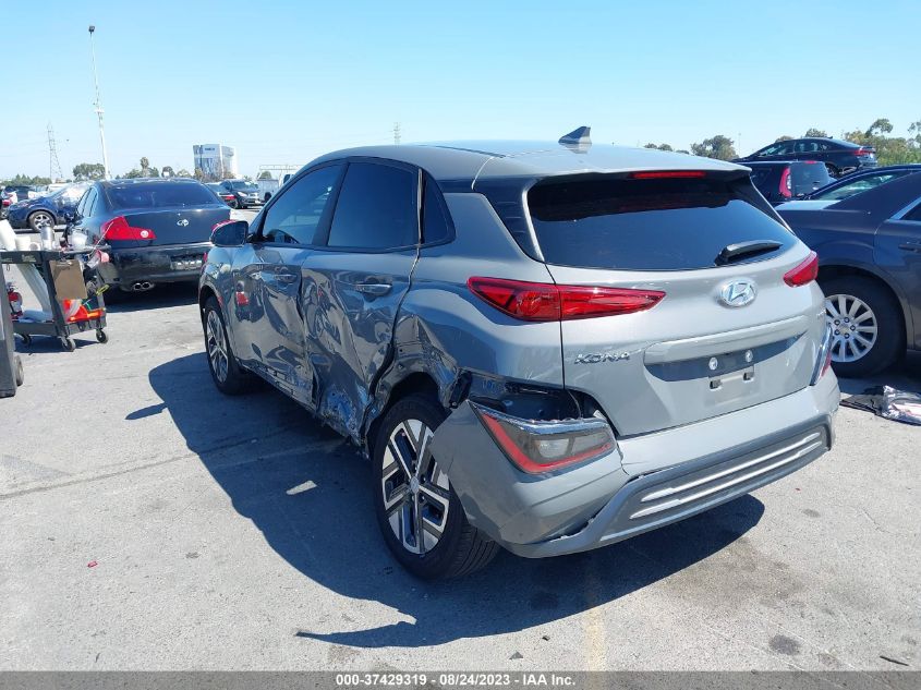 KM8K33AGXNU158662 Hyundai Kona Electric SEL 3