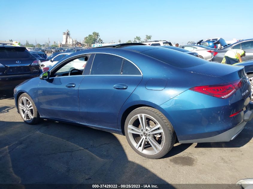 2020 MERCEDES-BENZ CLA 250 - W1K5J4GB7LN088771