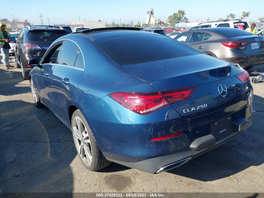 2020 MERCEDES-BENZ CLA 250 - W1K5J4GB7LN088771