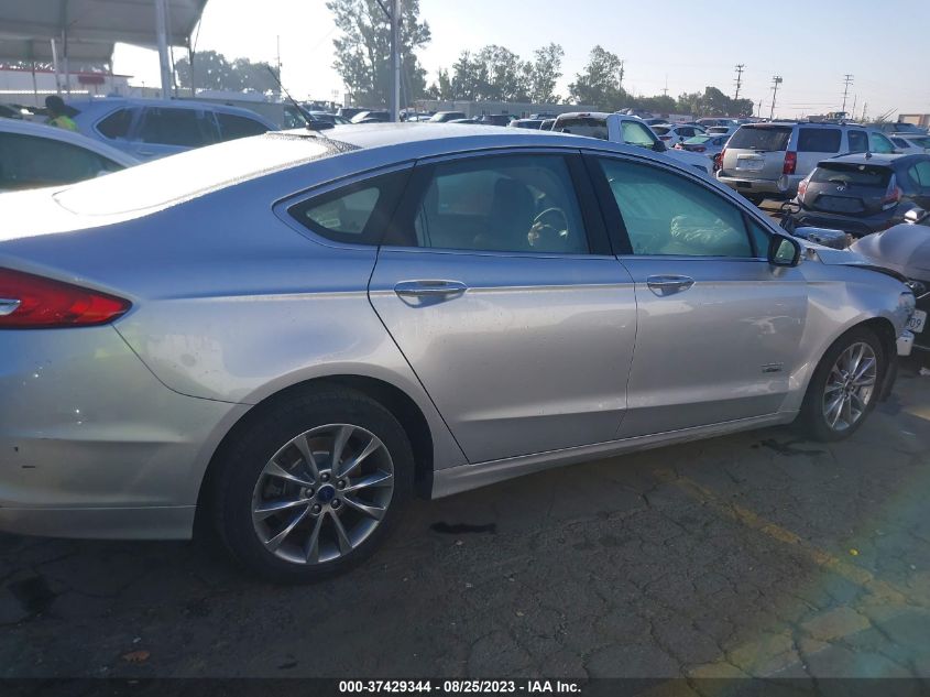 2018 FORD FUSION ENERGI SE - 3FA6P0PU7JR174282