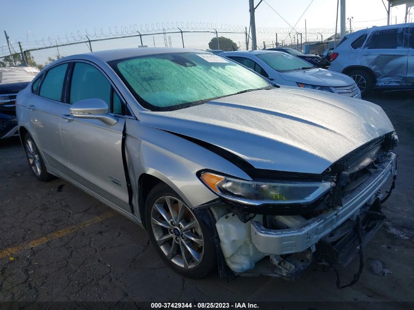 2018 FORD FUSION ENERGI SE - 3FA6P0PU7JR174282