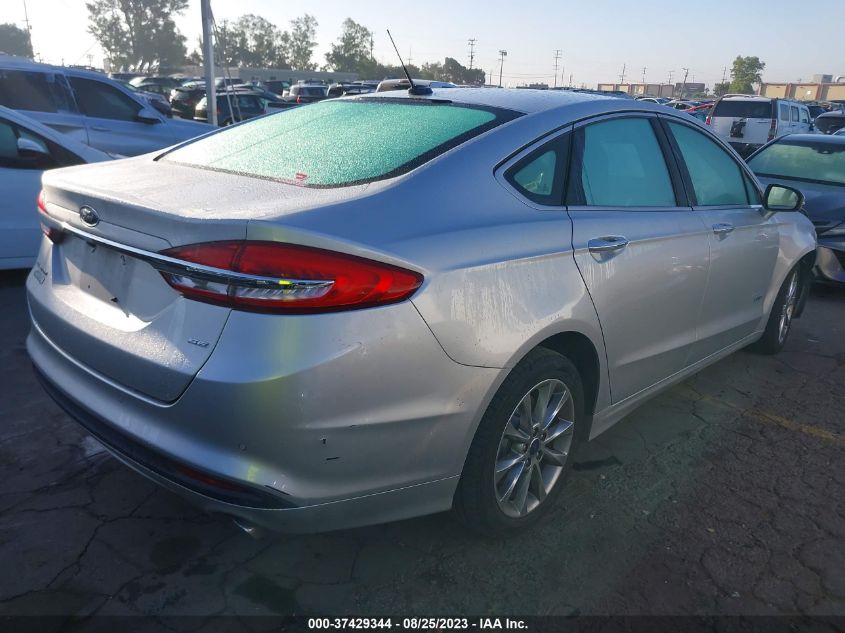 2018 FORD FUSION ENERGI SE - 3FA6P0PU7JR174282