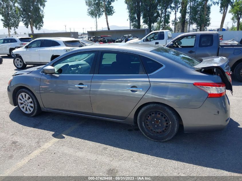 2015 NISSAN SENTRA S - 3N1AB7APXFY297797