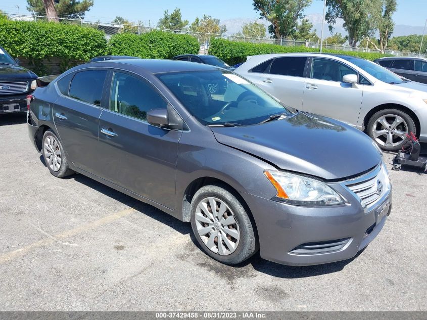 2015 NISSAN SENTRA S - 3N1AB7APXFY297797