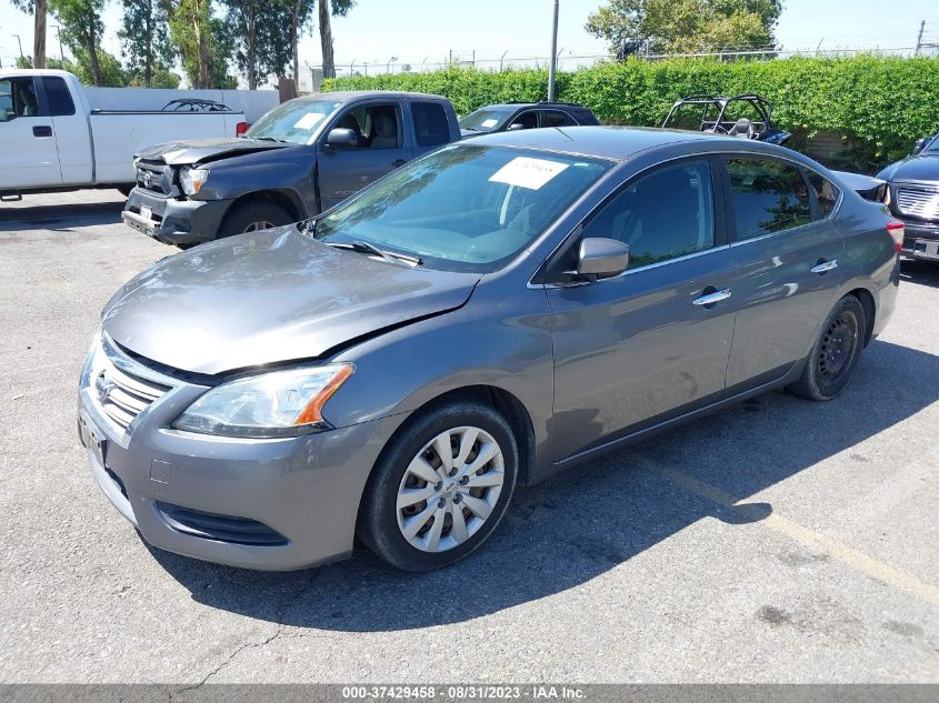 2015 NISSAN SENTRA S - 3N1AB7APXFY297797