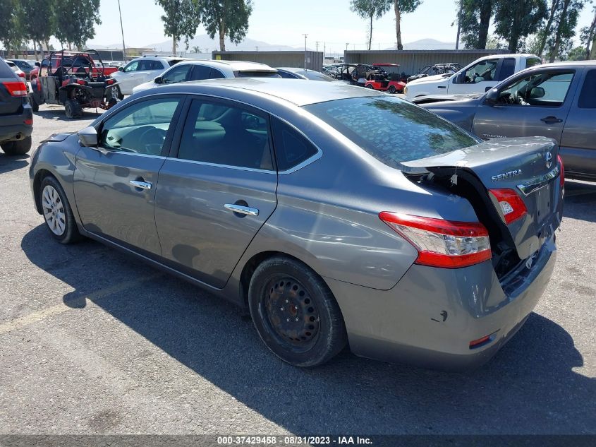 2015 NISSAN SENTRA S - 3N1AB7APXFY297797