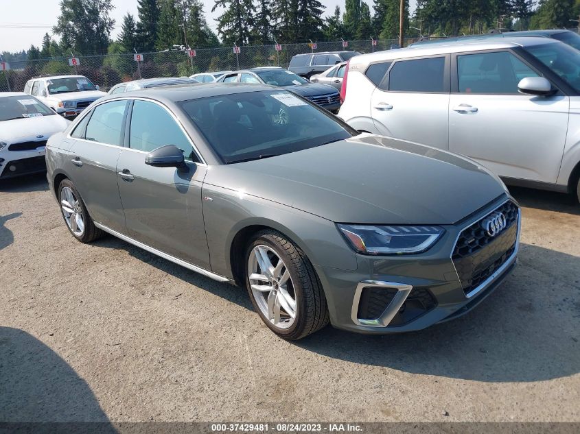2023 AUDI A4 SEDAN S LINE PREMIUM PLUS - WAUEAAF4XPN011293
