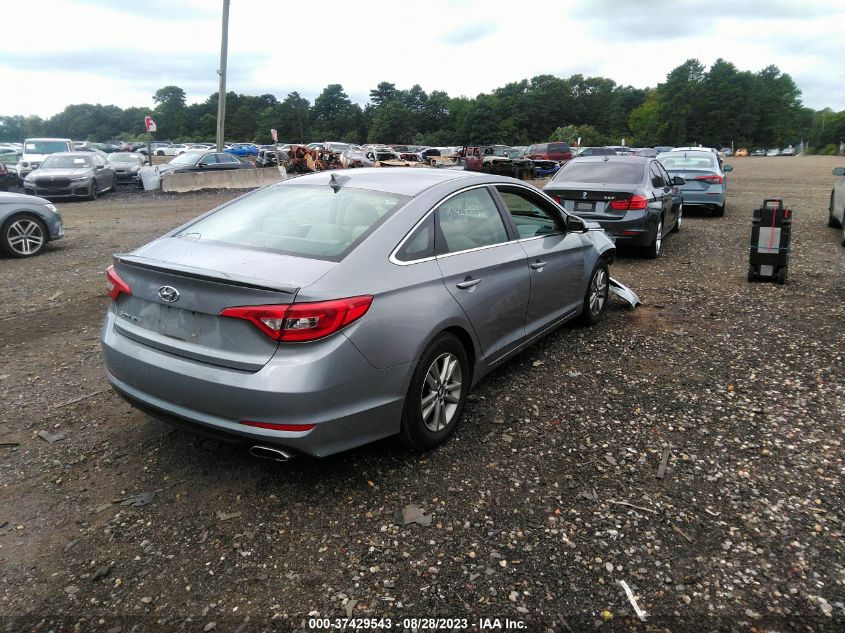 2015 HYUNDAI SONATA 2.4L SE - 5NPE24AF4FH129848