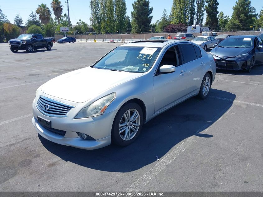 2013 INFINITI G37 SEDAN JOURNEY JN1CV6AP3DM712999