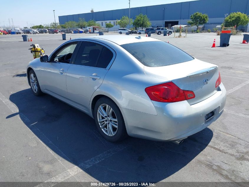 2013 INFINITI G37 SEDAN JOURNEY JN1CV6AP3DM712999