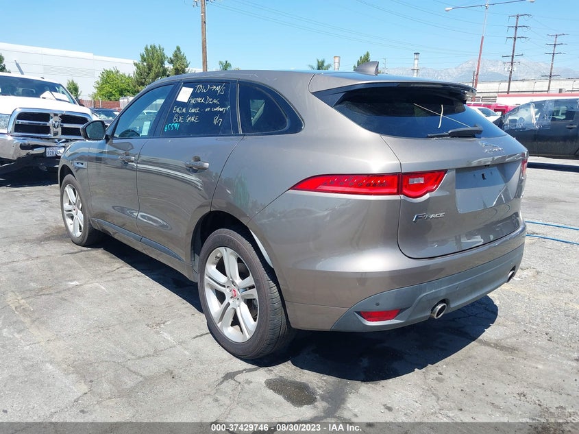 VIN SADCL2BV2HA072613 2017 JAGUAR F-PACE 35T R-SPORT