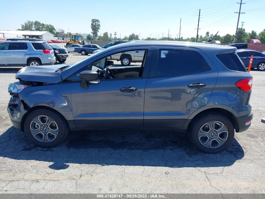 2021 FORD ECOSPORT S - MAJ3S2FE1MC445556