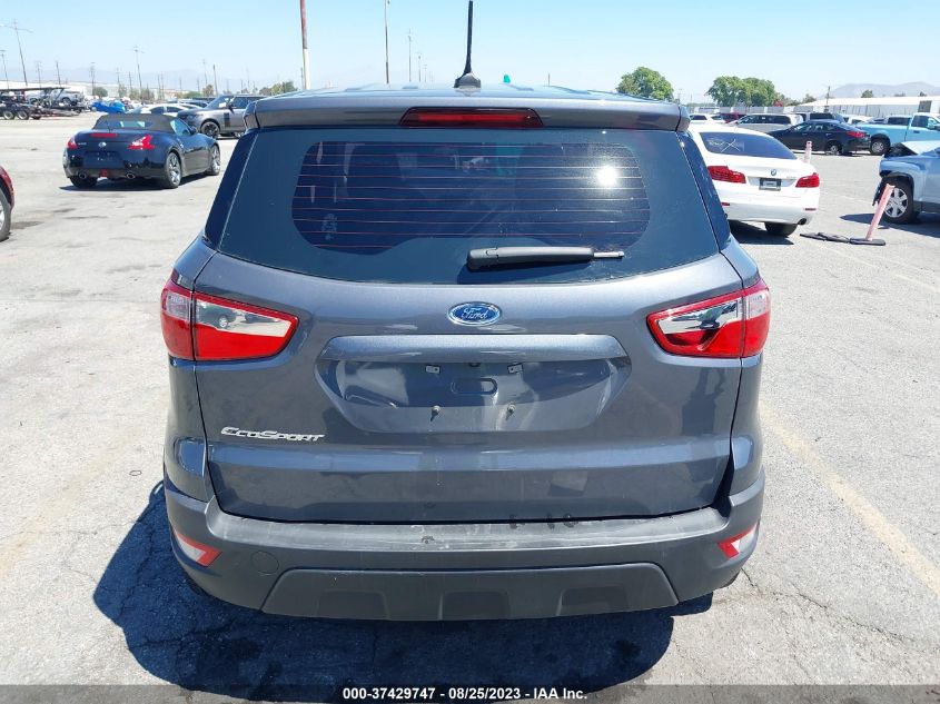2021 FORD ECOSPORT S - MAJ3S2FE1MC445556