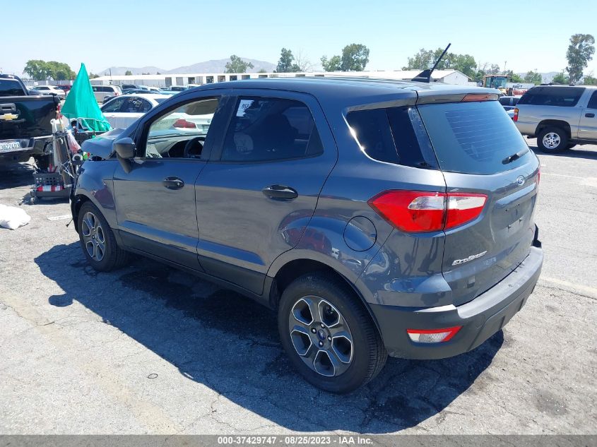 2021 FORD ECOSPORT S - MAJ3S2FE1MC445556