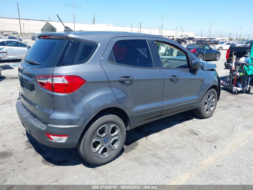 2021 FORD ECOSPORT S - MAJ3S2FE1MC445556